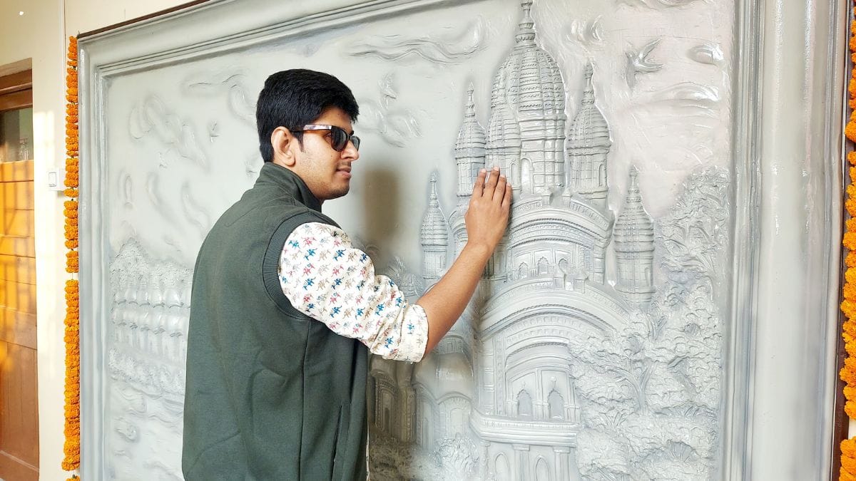 Ishan Chakroborty, a 34-year-old blind professor, came out only a few months ago | Khadija Khan | ThePrint