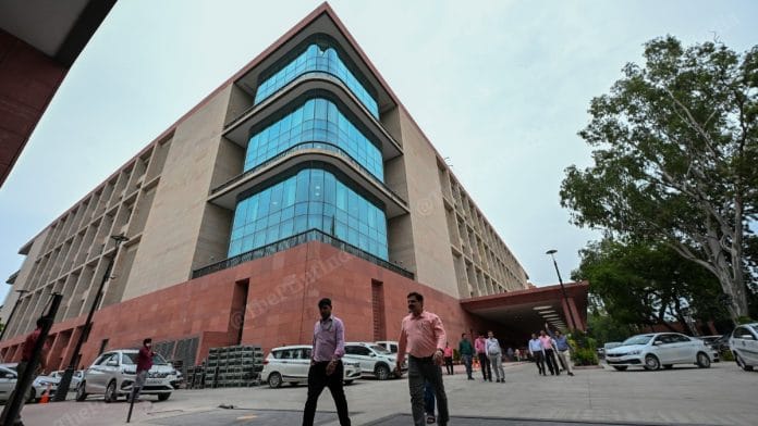 Outer facade of Kartavya Bhawan 3, which is part of the govt's Central Vista plan | Suraj Singh Bisht | ThePrint