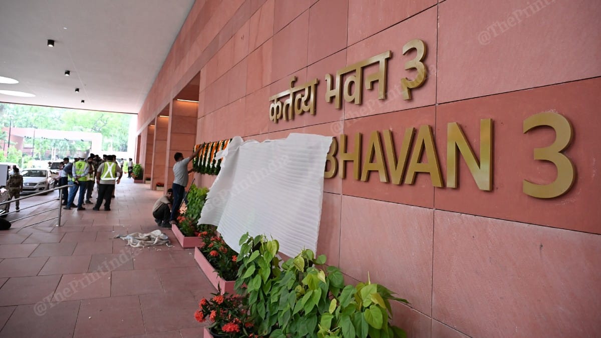 Workers making preparations ahead of inauguration | Suraj Singh Bisht | ThePrint