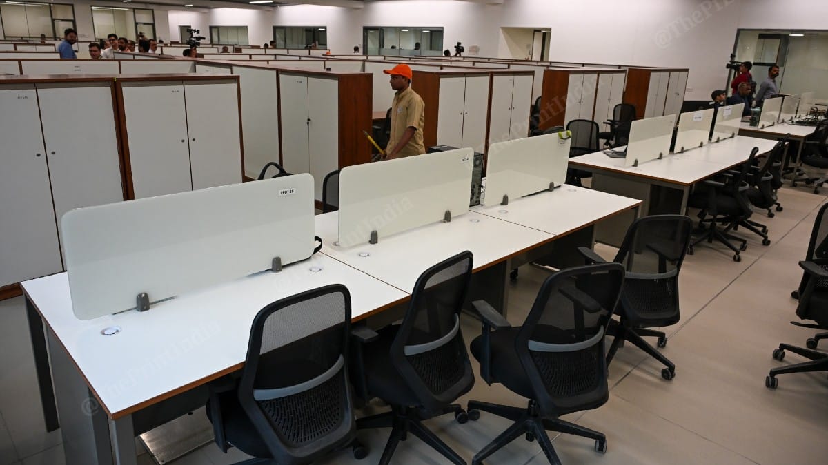 Work bays for central govt employees at Kartavya Bhavan 3 | Suraj Singh Bisht | ThePrint