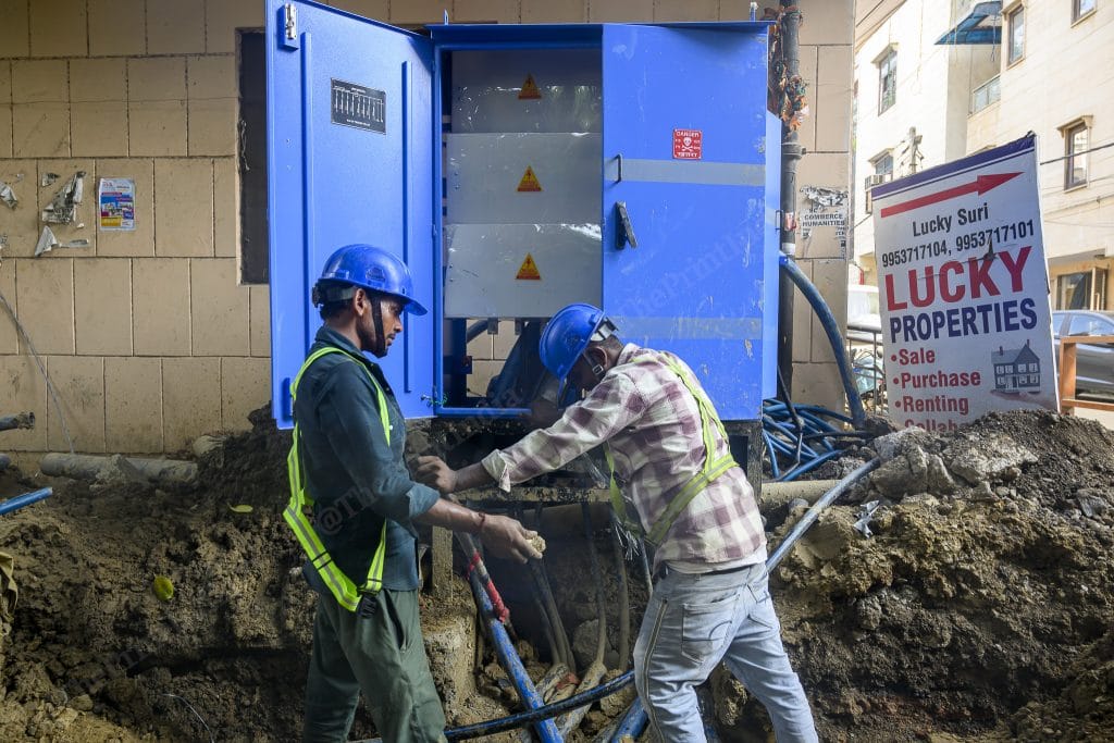 These blue boxes will replace electric poles for enhanced safety | Ankit Roy Majumder