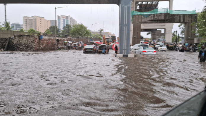 Visuals of waterlogging in Mumbai on 19 Aug, 2025 | X\@rushikesh_agre_