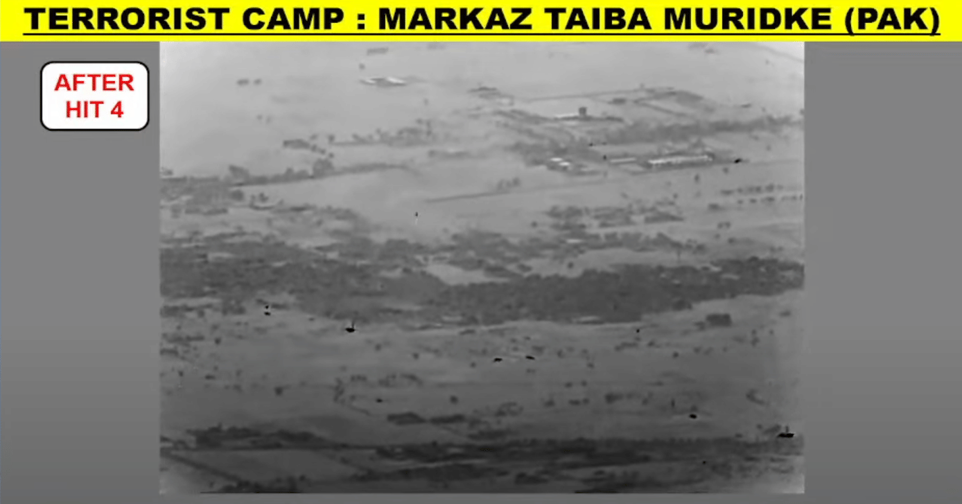 Lashkar-e-Taiba HQ at Muridke struck by Indian armed forces during Op Sindoor | Courtesy: PIB