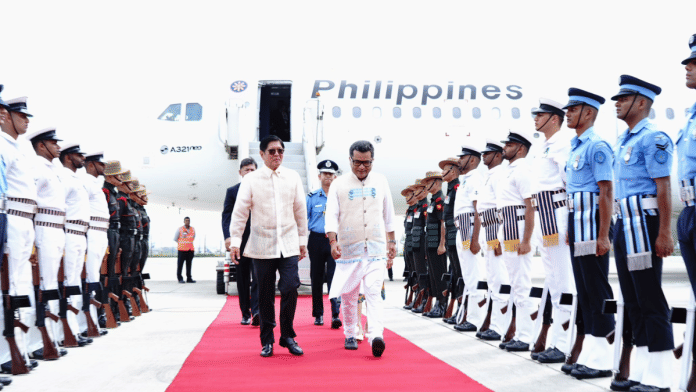 Philippines President Marcos Jr. arrives in India for first-ever state visit | X\@MEAIndia