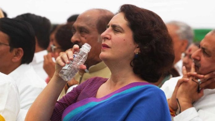 File photo of Congress MP Priyanka Gandhi Vadra | Praveen Jain | ThePrint