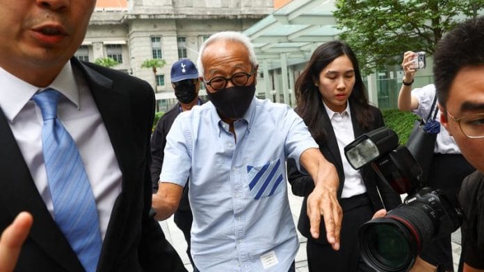 Malaysian property tycoon Ong Beng Seng arrives at the state court, in Singapore on 4 October 2024. | File Photo | Edgar Su | Reuters