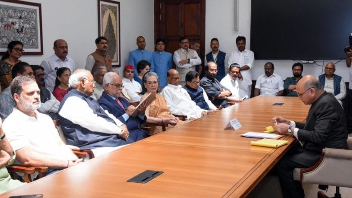INDIA bloc V-P candidate, former SC Judge B. Sudershan Reddy, filing his nomination | ANI