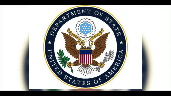 Representational image of logo of US Department of State | ANI