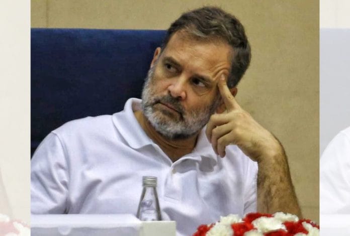 Rahul Gandhi at the Congress conclave | Praveen Jain | ThePrint