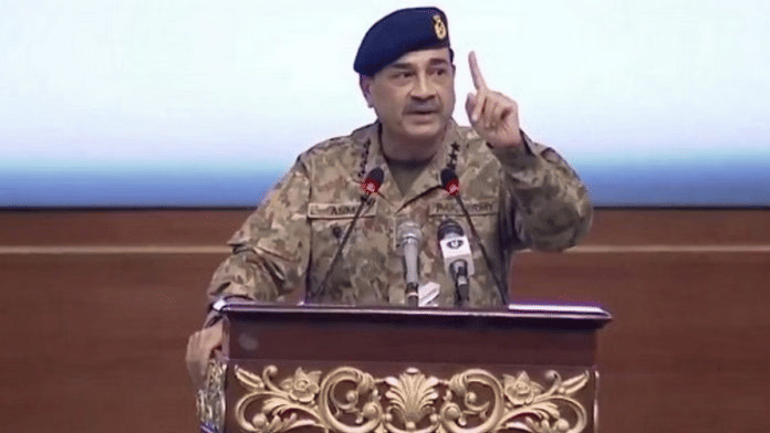 File photo of Asim Munir | Screengrab