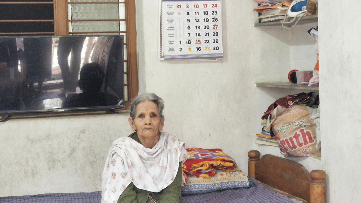 Padmalatha's mother in the family home in Boliyar near Dharmasthala | Sharan Poovana | ThePrint
