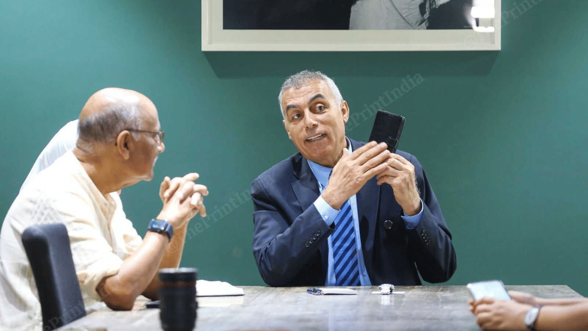 Palestinian Ambassador to India Abdullah Abu Shawesh in conversation with ThePrint | Praveen Jain | ThePrint