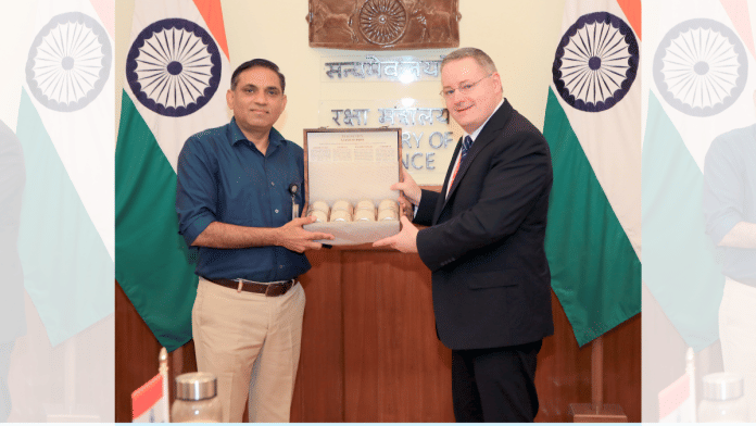 Deputy Assitant Secretary of Defence (South & Southeast Asia), US DoD Dr Andrew Byers today met Joint Secretary (Maritime & Systems Acquisition) Shri Dinesh Kumar | Ministry of Defence X account