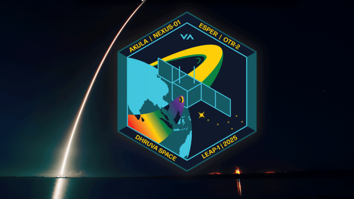 The mission patch for LEAP-1 to be launched later this year | Dhruva Space