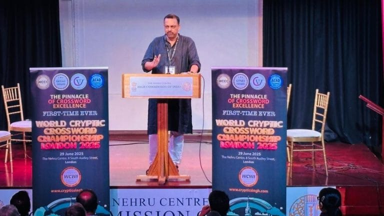 Patna to London—A Bihar ex-IAS has taken crossword to new heights