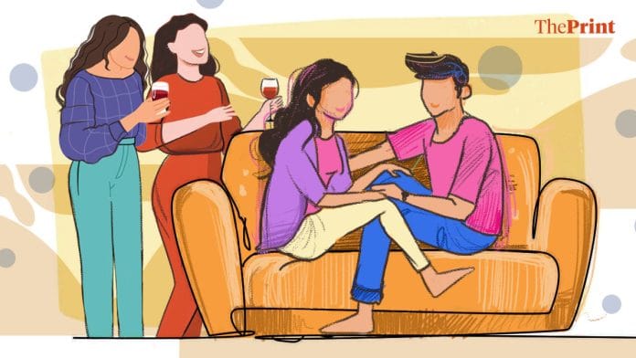 Friends matchmaking illustration