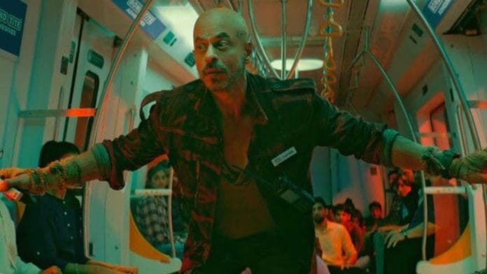 Shah Rukh Khan in a scene from Jawan (2023) | X