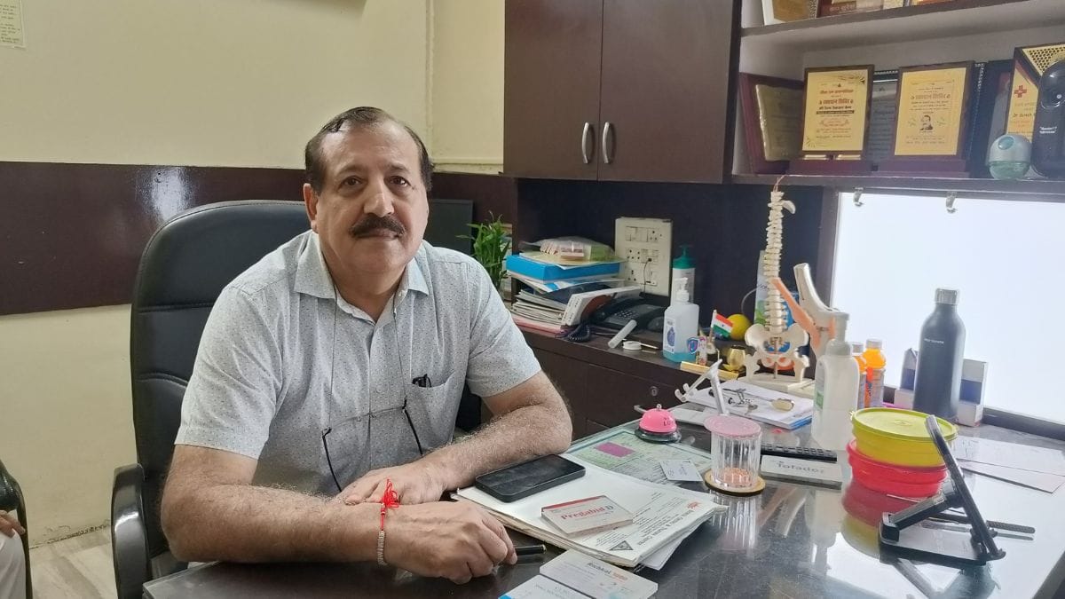 Dr. Suresh Arora, head of Haryana's Ayushman Samiti said the scheme is suffeirng from systemic neglect | Photo: Krishan Murari/ThePrint