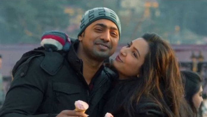 The lead actors in Kaushik Ganguly's Dhumketu | YouTube