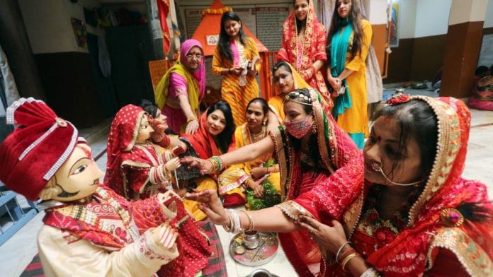 File photo of women from the Marwari community | Representational image | ANI