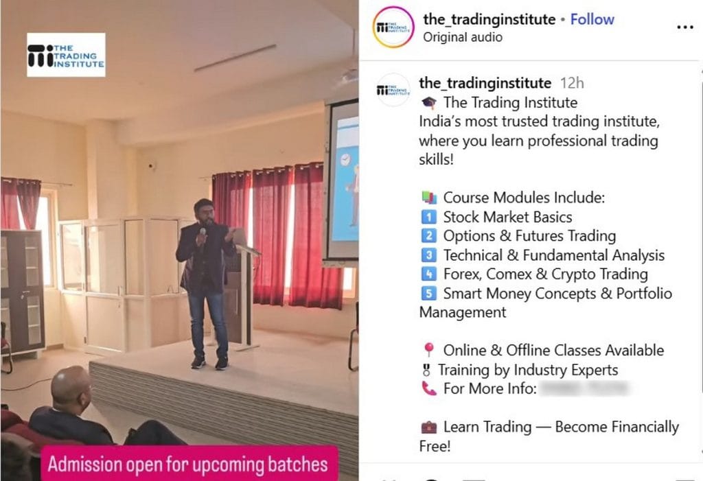 Futures trading training