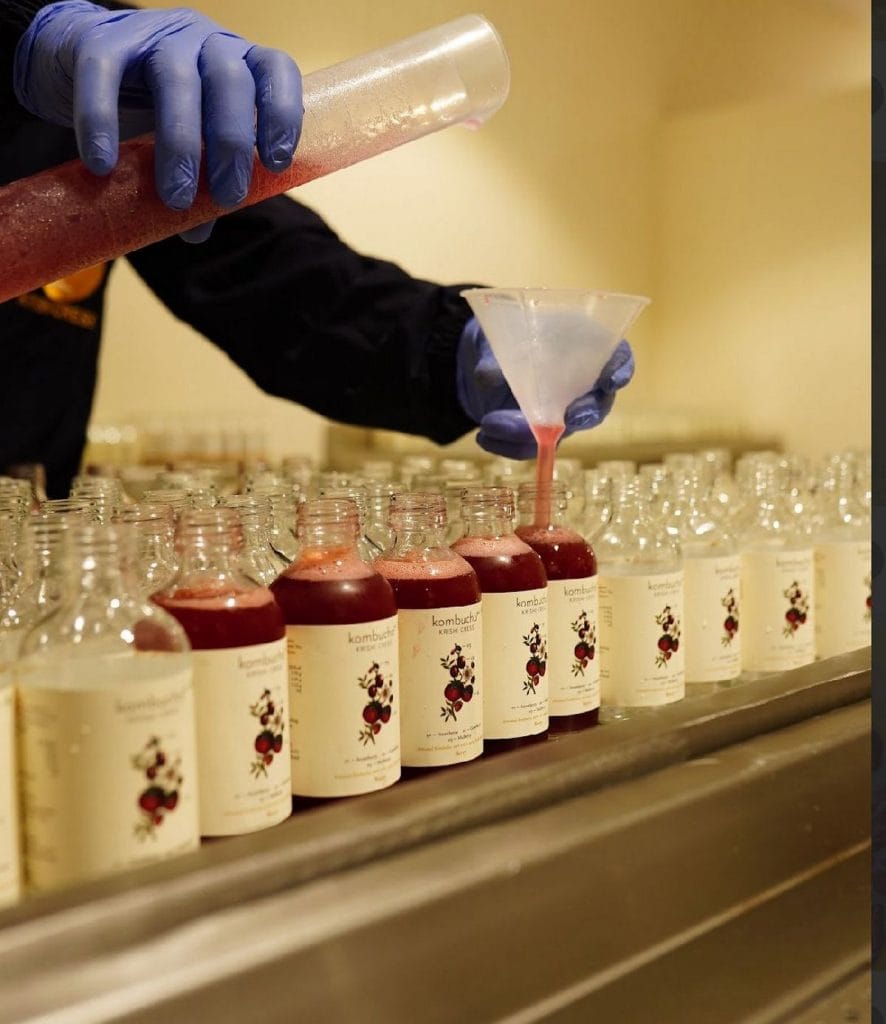 Kombucha bottling