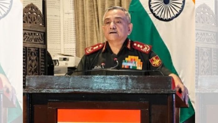 Chief of Defence Staff General Anil Chauhan at Ran Samvad 2025 in Mhow Tuesday | X: @HQ_IDS_India