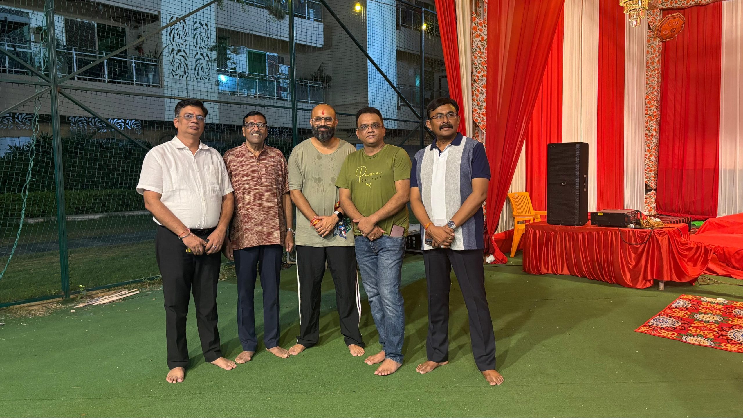 Members of the Apartment Owners Association of Gaur Saundaryam