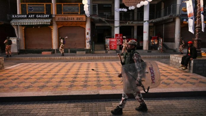 Leh, the capital of Ladakh, is under curfew following the violence that claimed four lives Wednesday | ThePrint/Suraj Singh Bisht