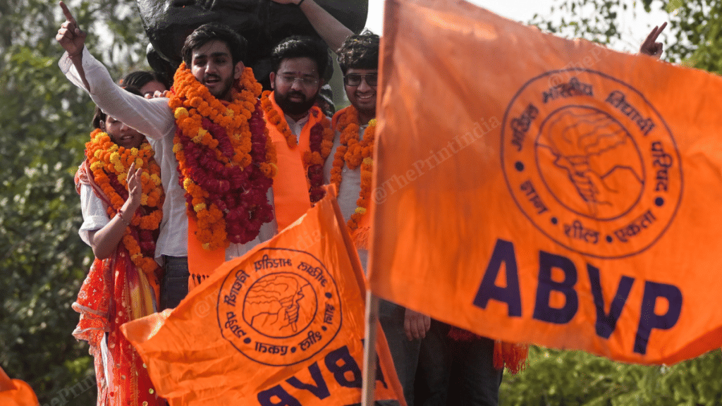 ABVP wins 2 big university students polls. What this means for BJP