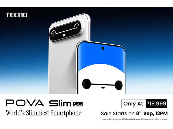 TECNO Launches POVA Slim 5G - the World's Slimmest Phone and a Bold Step in Its 3B Journey