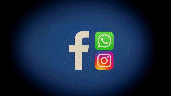 Facebook, Whatsapp & Instagram logos are displayed in this illustration | File Photo | Dado Ruvic | Reuters