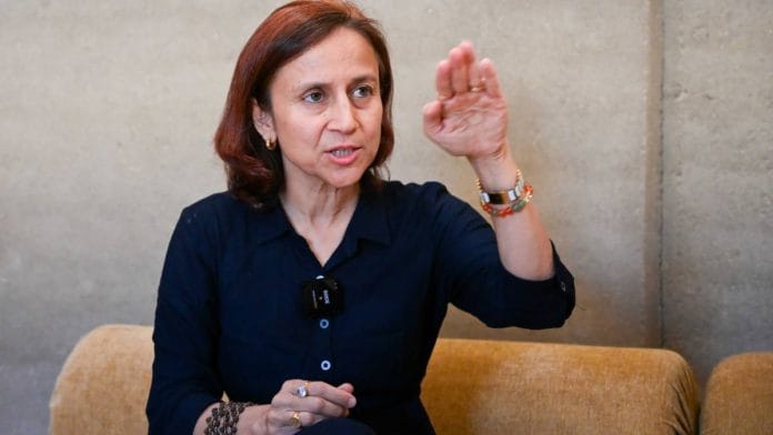 Gitanjali J. Angmo, co-founder and director of HIAL, and the wife of climate activist Sonam Wangchuk | Suraj Singh Bisht | ThePrint