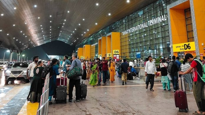 Chennai International Airport terminal | Photo: Commons