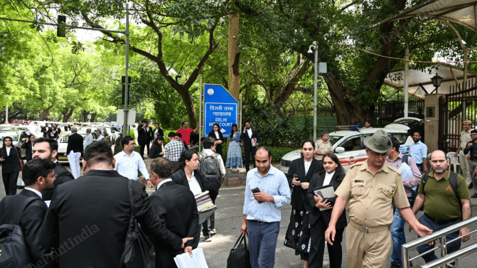 Delhi High Court vacated after bomb threat sent via email sparks panic. | Suraj Singh Bisht | ThePrint