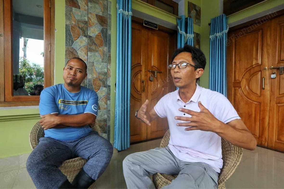 Lun Kipgen (right), spokesperson of Committee On Tribal Unity | Praveen Jain | ThePrint