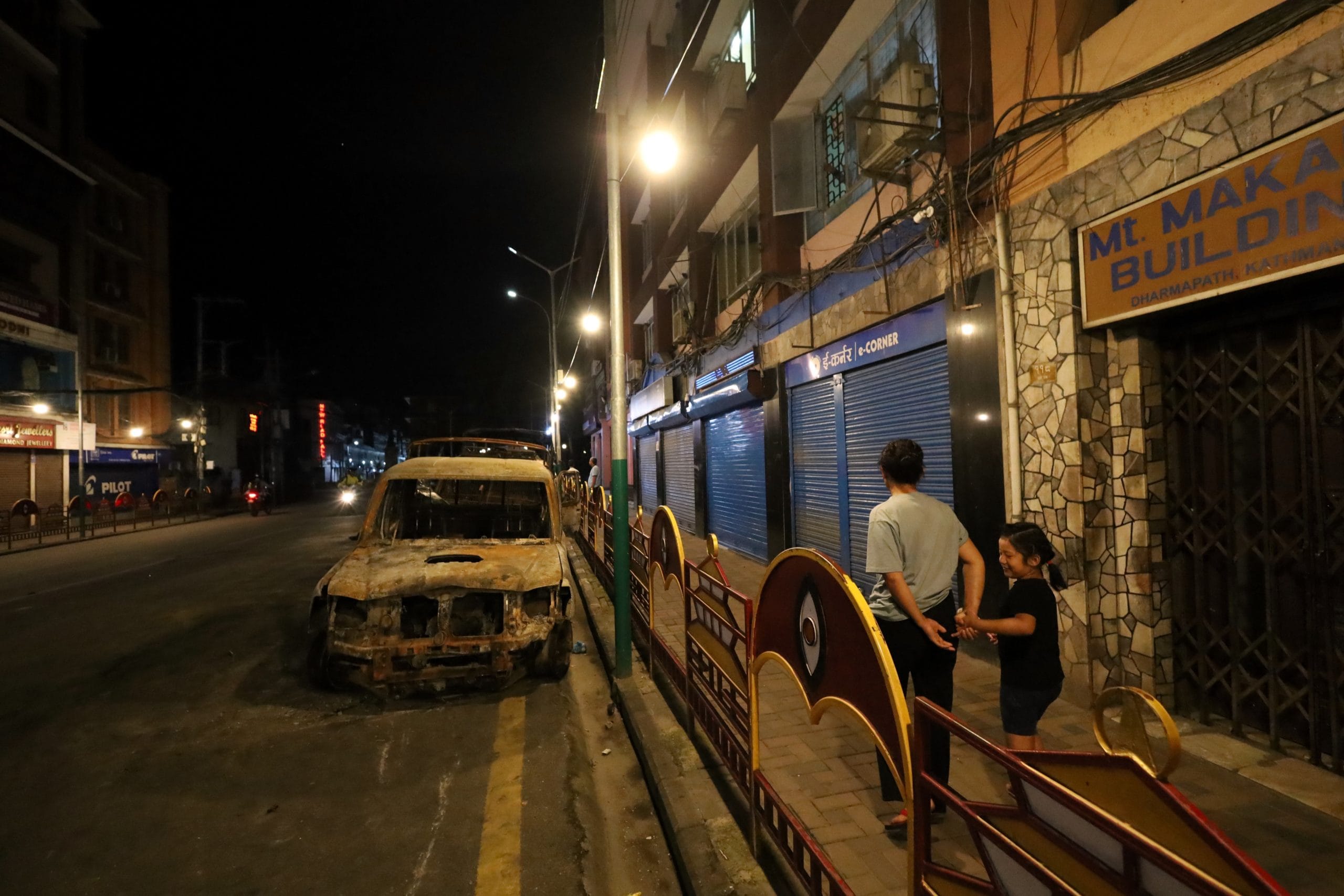 As soon as the updated restrictions kicked in Thursday night, residents were asked to go back inside their homes | Manisha Mondal | ThePrint