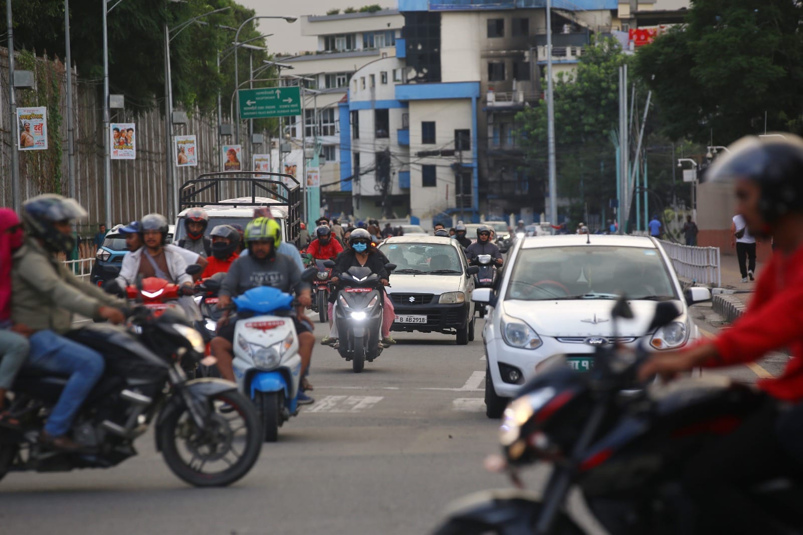 Vehicles and commuters are now back on the roads of Kathmandu | Manisha Mondal | ThePrint