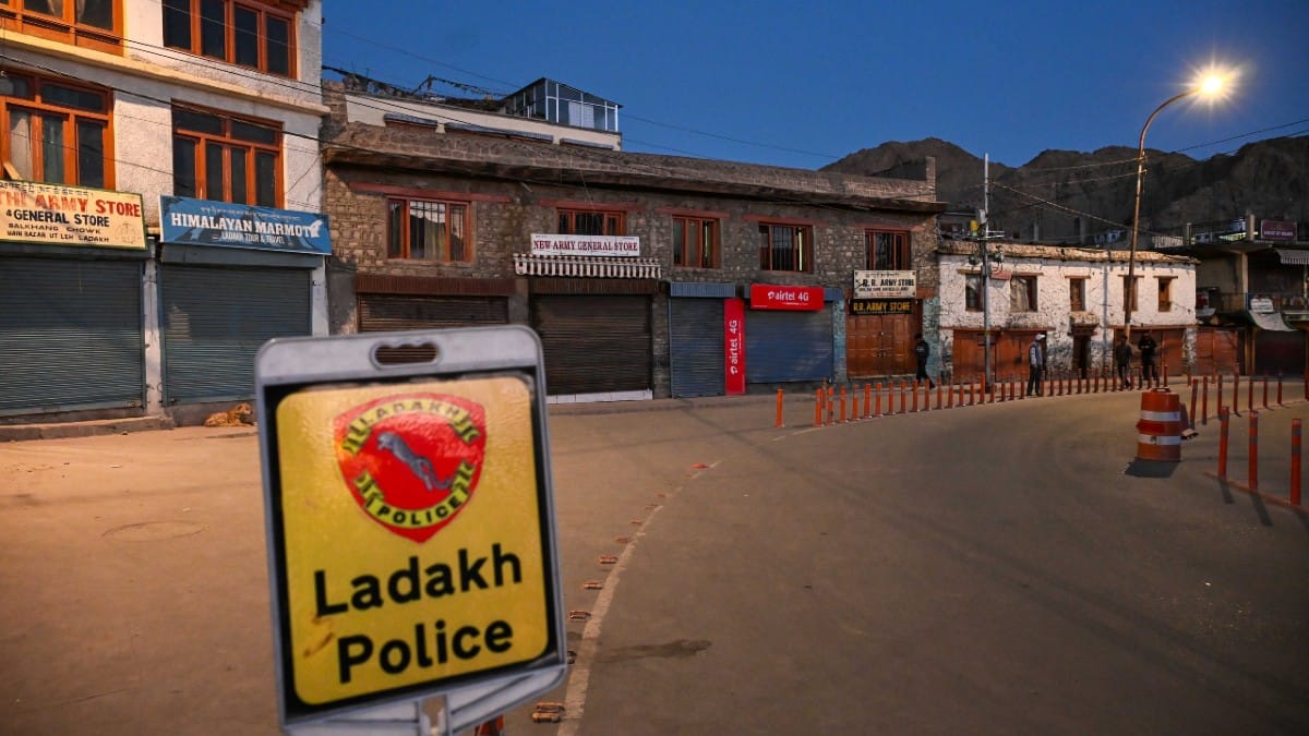 Leh is currently under a strict curfew | ThePrint/Suraj Singh Bisht