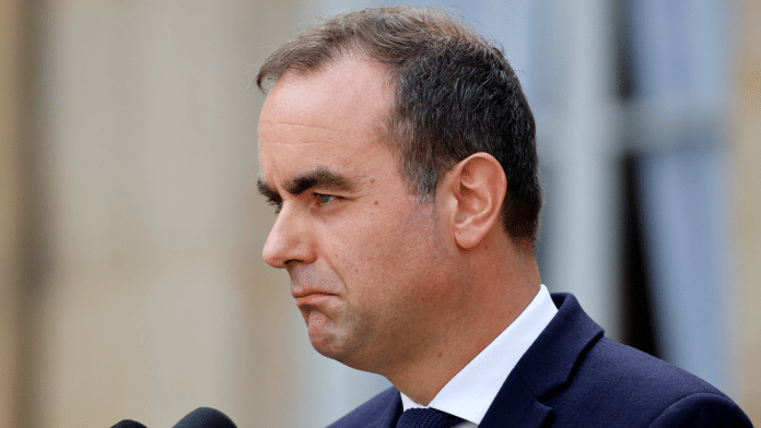 France's newly appointed Prime Minister Sebastien Lecornu attends the handover ceremony at the Hotel Matignon in Paris, France, September 2025. | Stephanie Lecocq | Reuters
