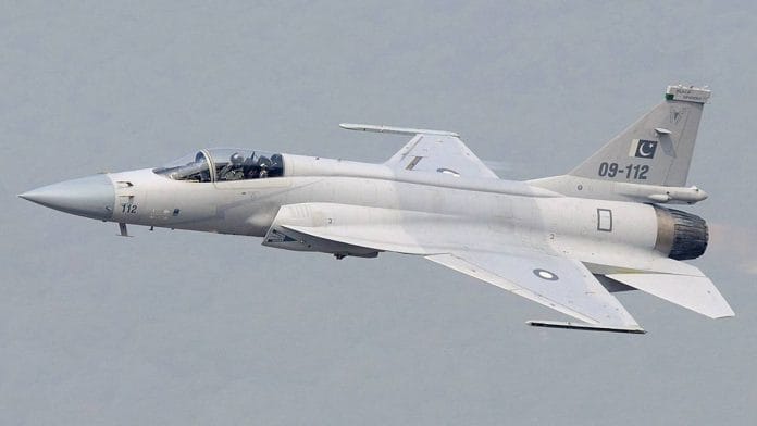 Representational image of a JF-17, the fighter jet deployed by Pakistan Air Force for strikes in Khyber Pakhtunkhwa early Monday | Commons