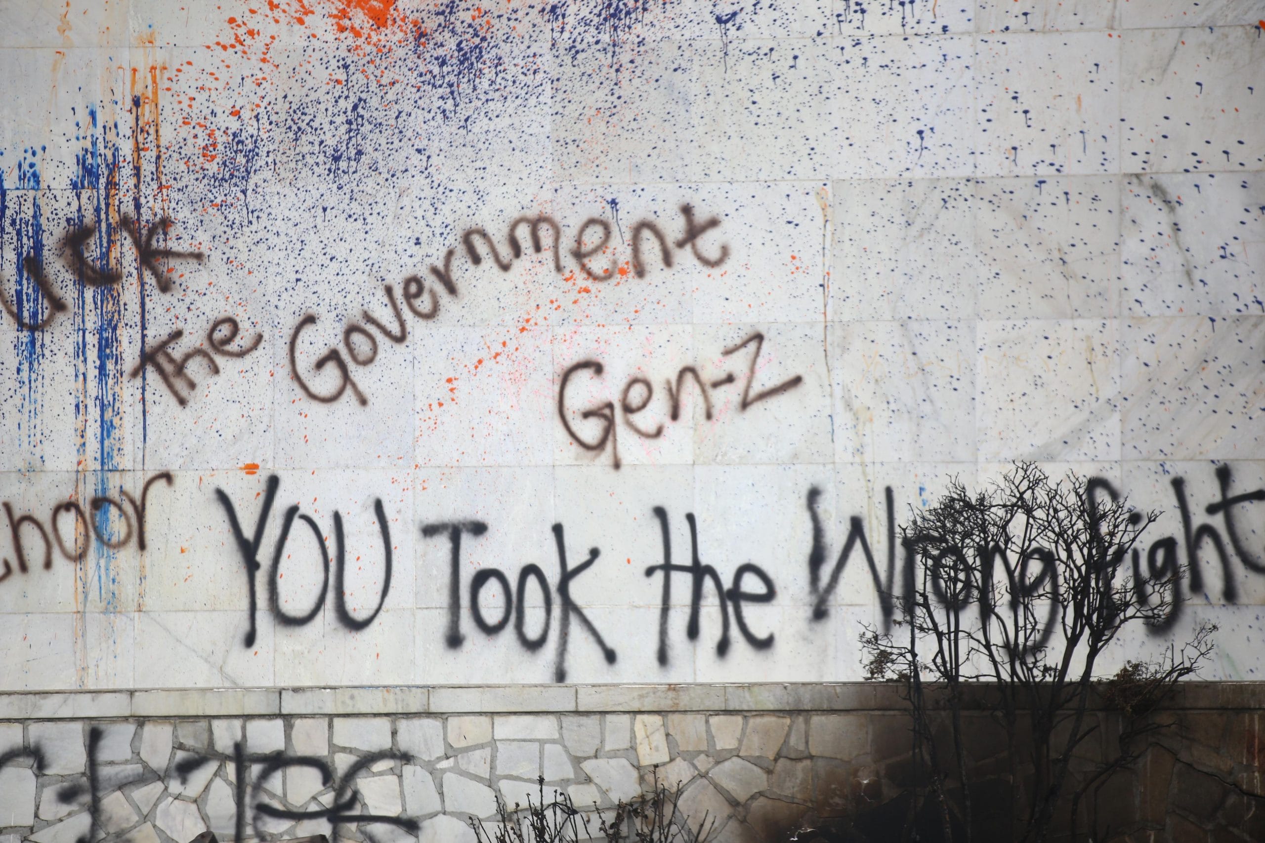 Messages written on the walls of the Nepal Parliament | Manisha Mondal | ThePrint