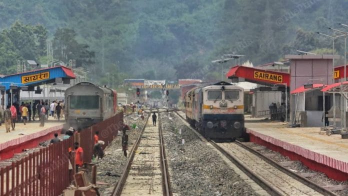 Sairang railway station near Mizoram capital Aizawl | Photo: Praveen Jain/ThePrint