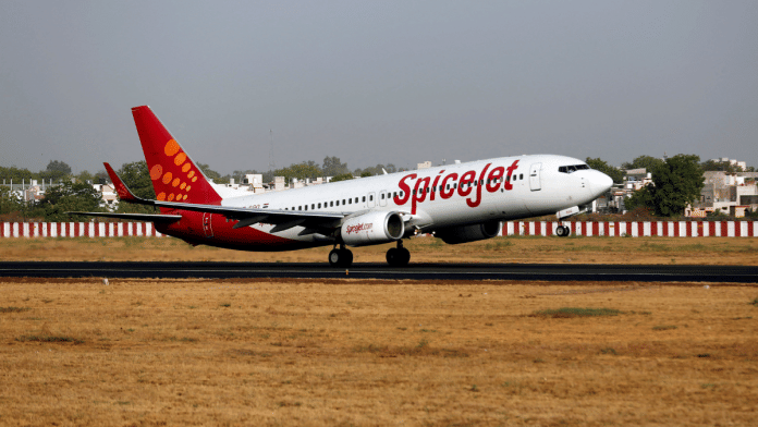 A SpiceJet passenger Boeing 737-800 aircraft takes off from Sardar Vallabhbhai Patel international airport in Ahmedabad, India May 19, 2016 | File photo | Reuters