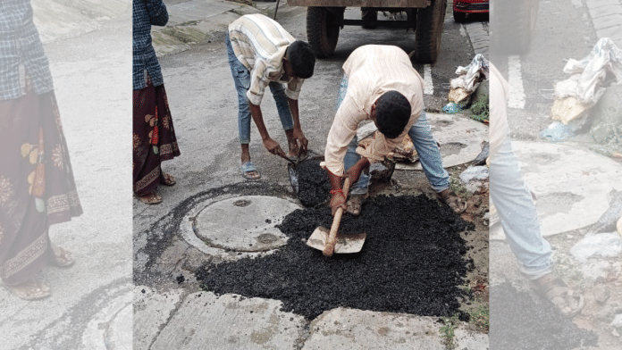 Government agencies have now intensified work to address the issue of potholes in Bengaluru | X/@GBA_office
