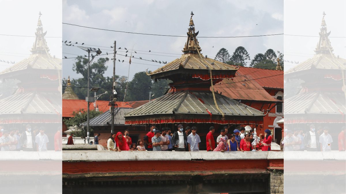 People at the last rites of Gen Z protestors. | Manisha Mondal/ThePrint