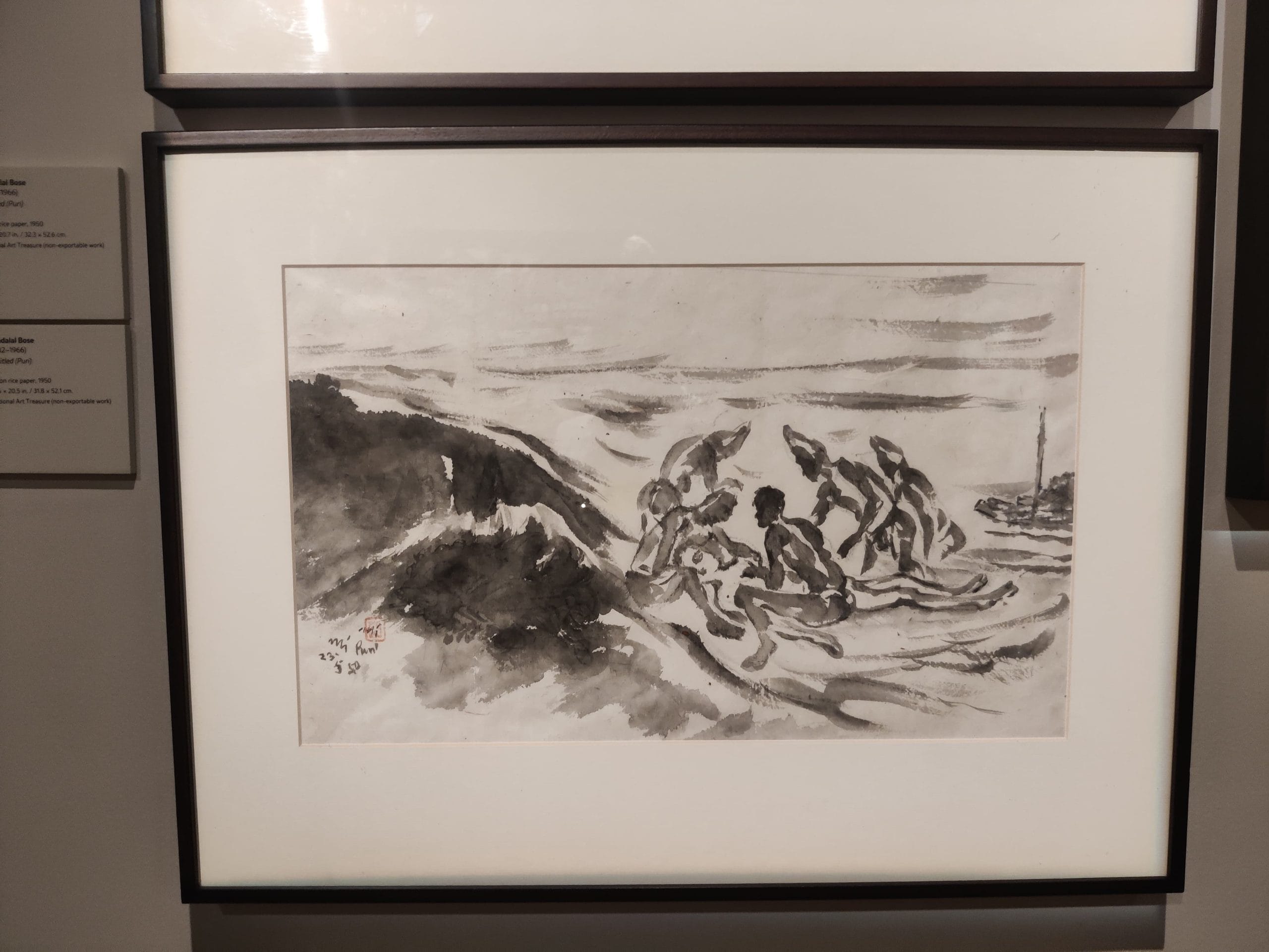 Nandalal Bose’s monochromes, created between 1882 and 1966