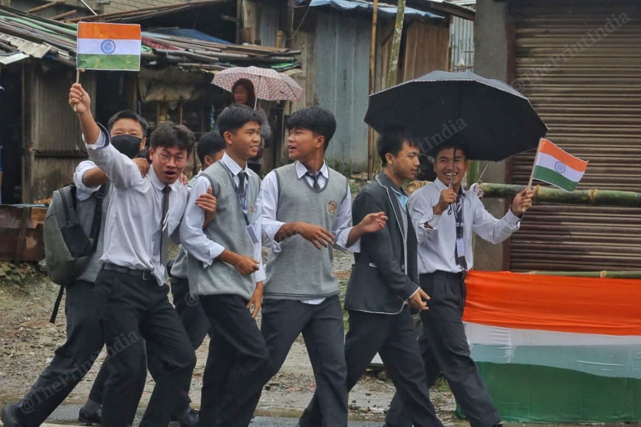 school students also witness PM modi speech at peace ground | Praveen Jain | ThePrint