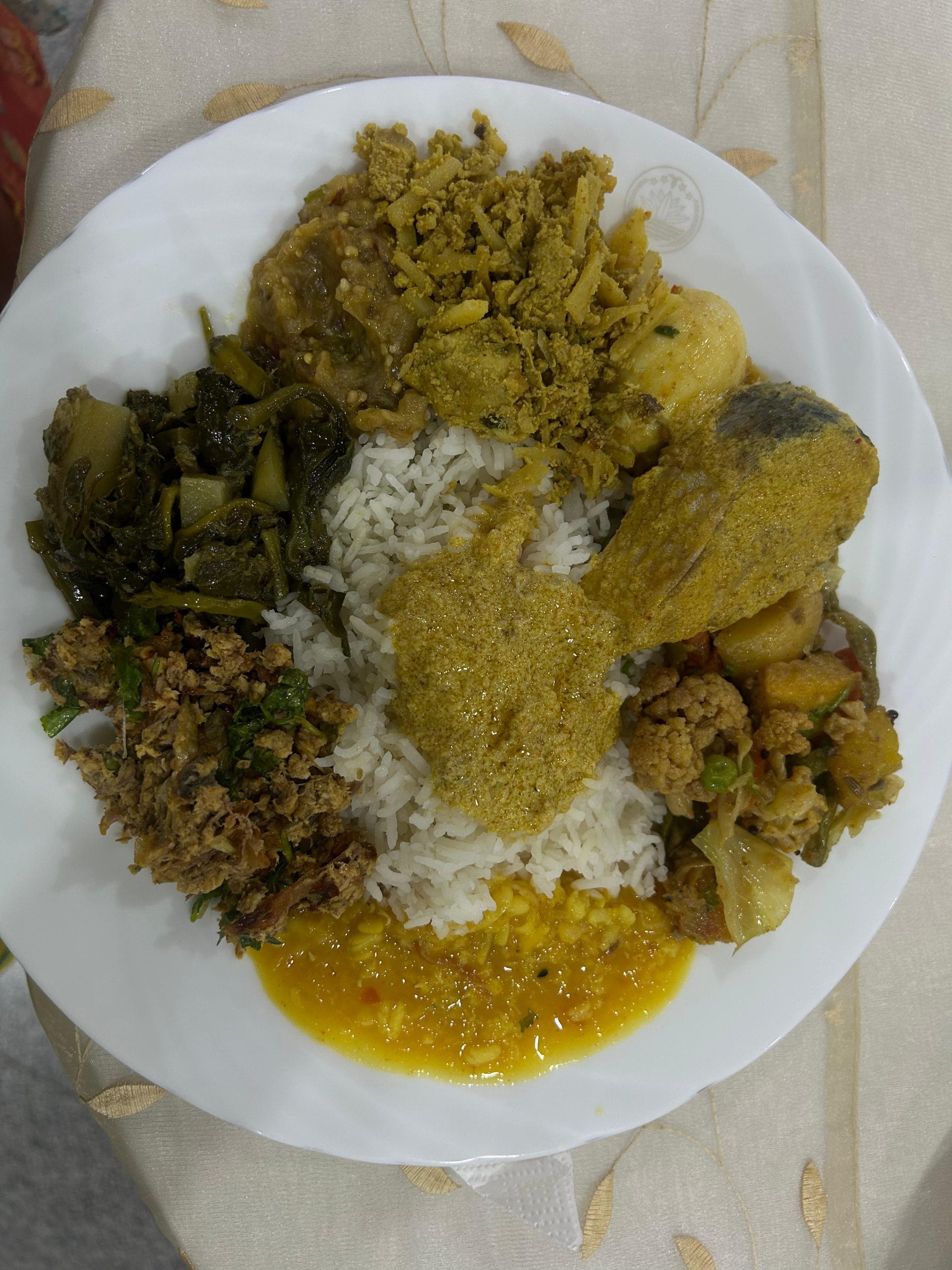 A plate full of Hilsa dishes | Photo: Manisha Mondal | ThePrint