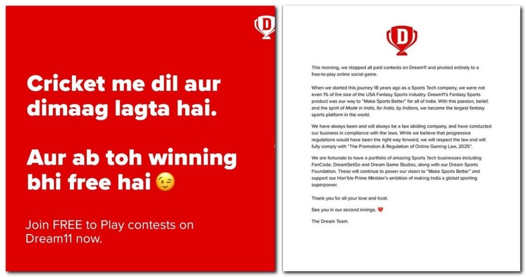 Dream11 ban